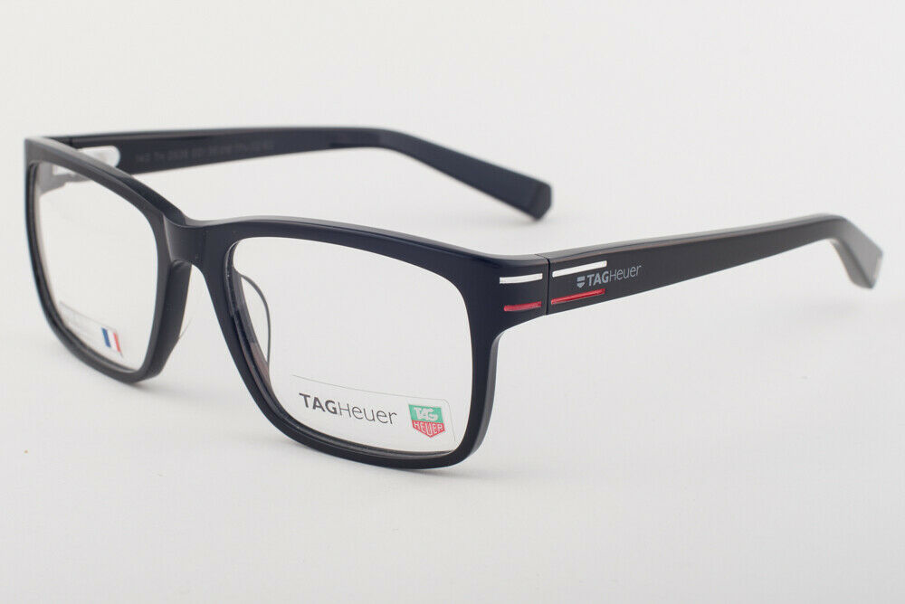 Tag Heuer 536 001 Shiny Black Phantom Eyeglasses TH536-001 0536 56mm ...