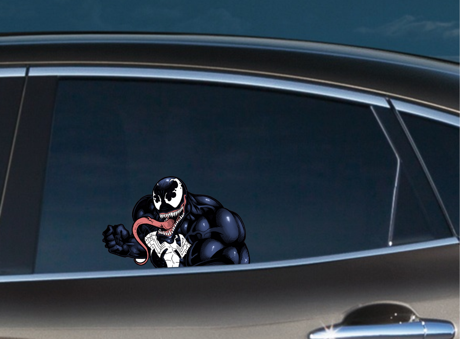 Venom Peeker Peeking Window Vinyl Decal Anime Stickers Avengers Marvel heroes