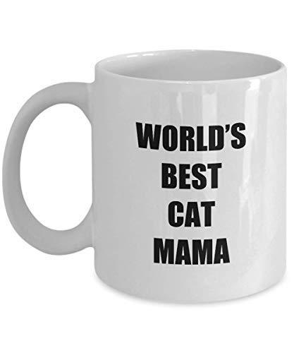 Cat Mama Mug Funny Gift Idea for Novelty Gag Coffee Tea Cup 15 oz