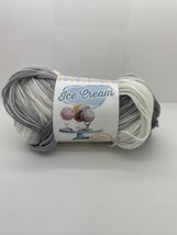 Lion Brand Ice Cream Yarn - Color #200 Cookies & Cream 3.5oz 394 Yds Skein - $5.89