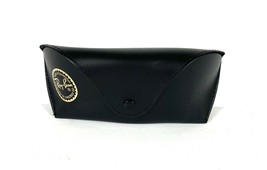  Authentic Ray Ban Black Shiny Leather Sunglass Soft Large Case - $18.37