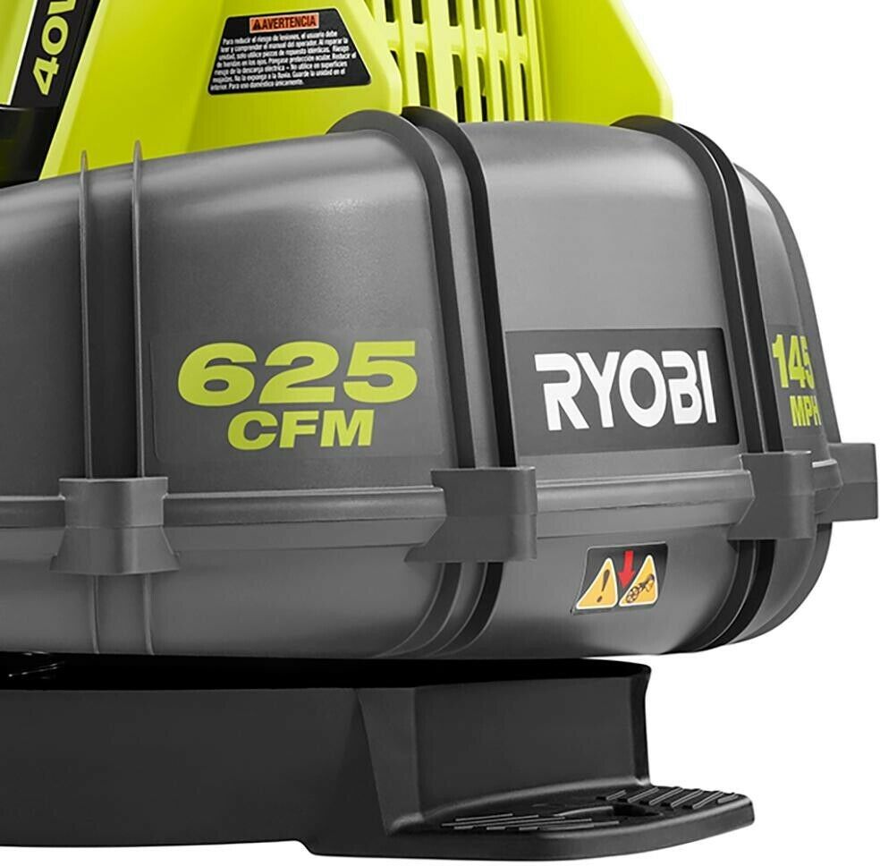 Ryobi Cordless Backpack Blower 145 MPH 625 CFM 40Volt 5Ah Battery Charger Leaf Blowers & Vacuums