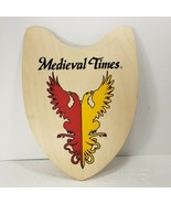 MEDIEVAL TIMES OFFICIAL WOODEN FIGHTING SHIELD WOOD KNIGHT DRAGON SOUVEN... - $19.99