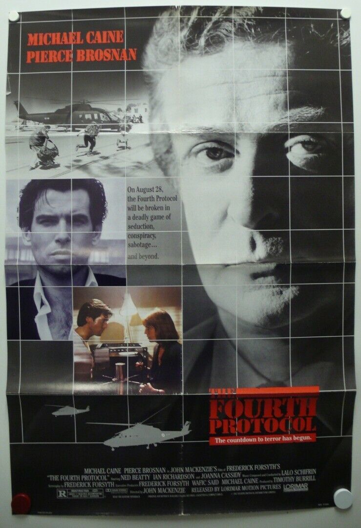 THE FOURTH PROTOCOL 1987 Michael Caine, Pierce Brosnan, Ned Beatty-One ...