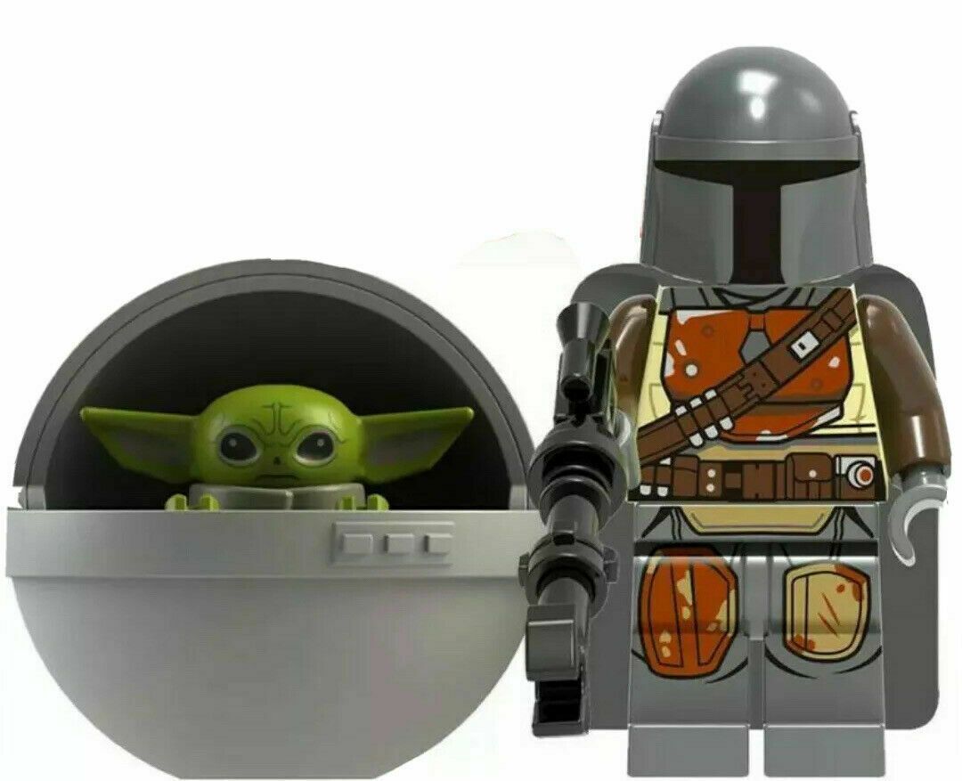 Collection Baby Yoda & The Mandalorian Star Wars Minifigures Custom Toys