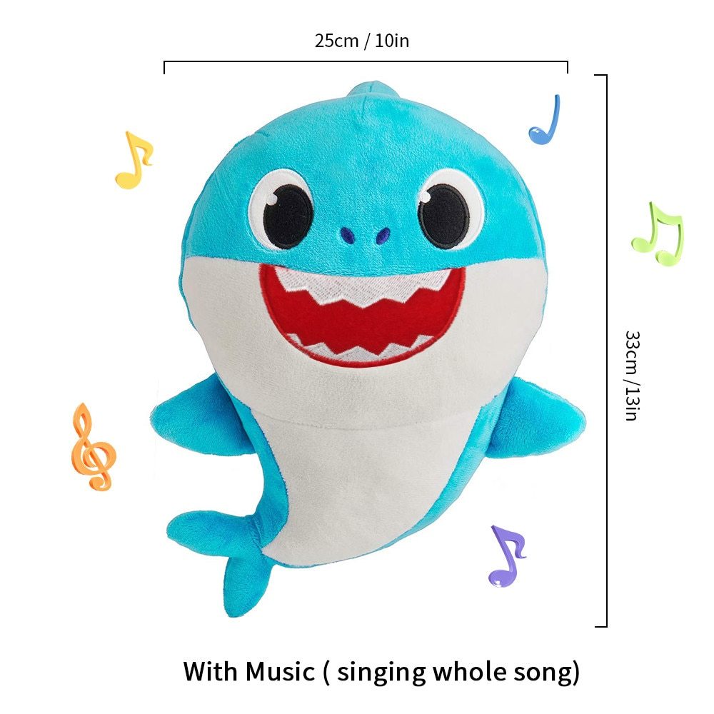 baby shark singing plush toy