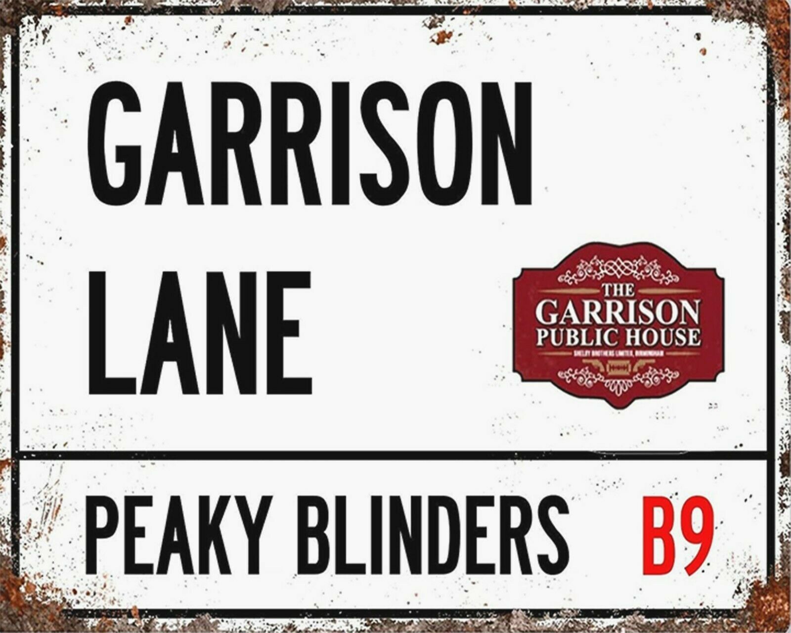 Peaky Blinders Garrison metal wall decor sign plaque - 1970-Now