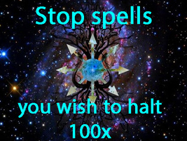 100x FULL COVEN STOP THE SPELLS I WISH TO HALT NOW EXTREME MAGICK Witch  - $39.91