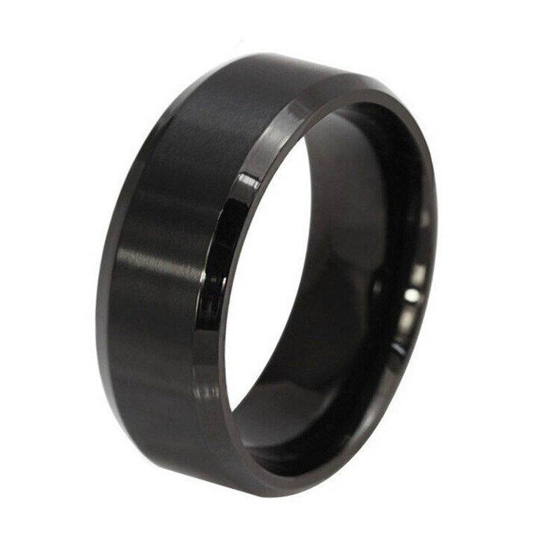 ZORCVENS High Quality 3 Colors Black Gold silver color Stainless Steel Male Ring
