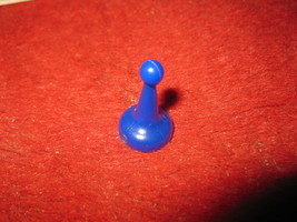 1983 Strawberry Shortcake Housewarming Surprise Board Game Piece: Blue Pawn - $2.00