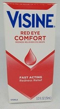 Visine Red Eye Comfort Redness Relief Drops to 0.50 Fl Oz (Pack of 1) 