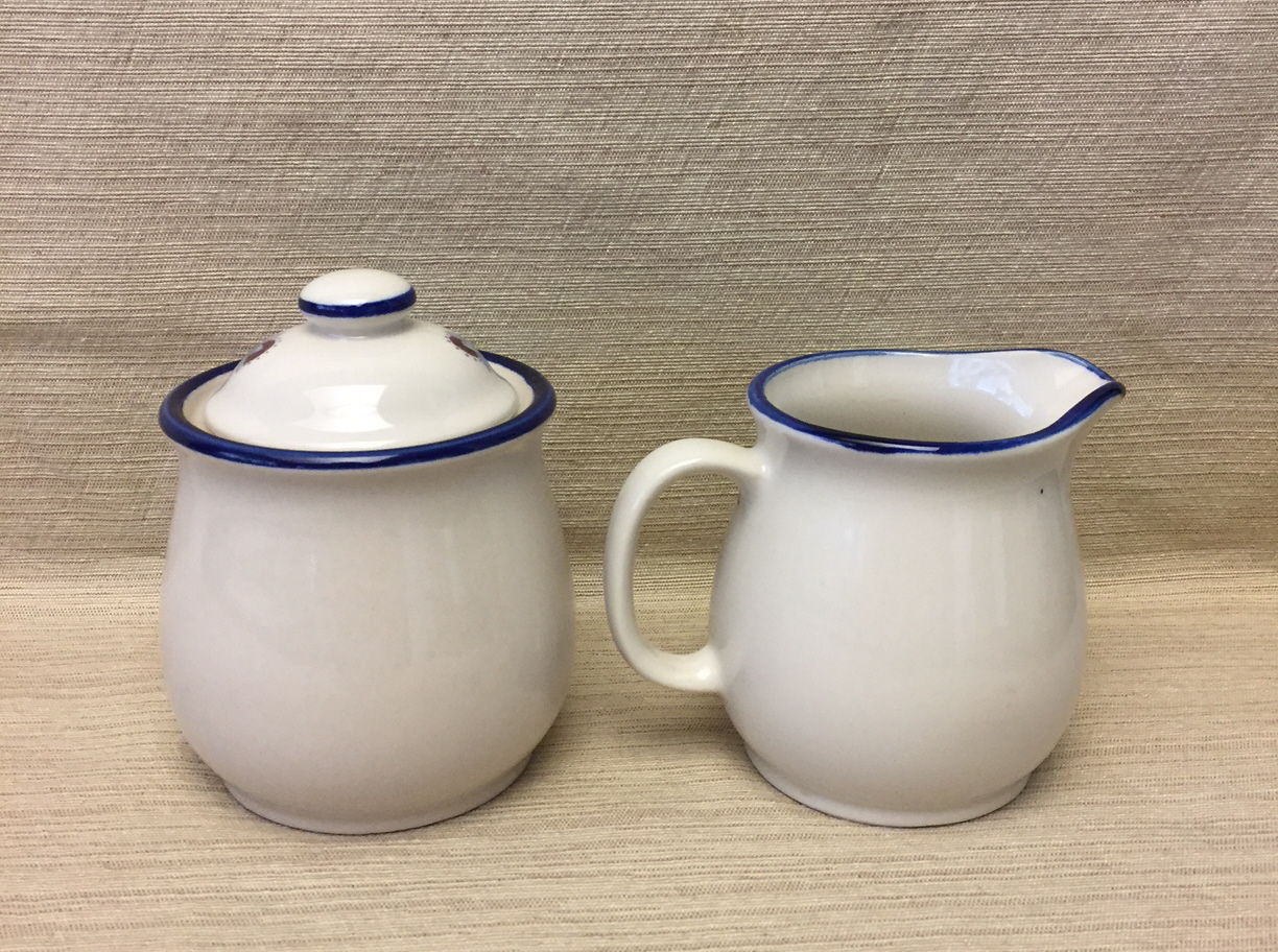 Vintage Newcor Stoneware creamer and sugar and 50 similar items
