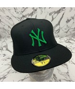 Men’s New Era Cap Black | Kelly Green Metallic MLB NY Yankees 59FIFTY - $59.00