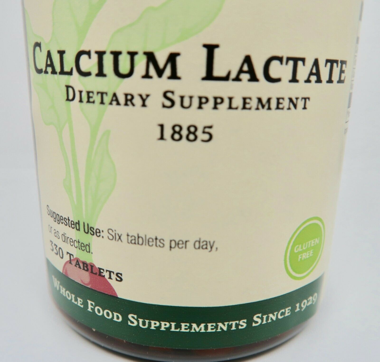 Standard Process Calcium Lactate 330t NO BOX EXP01/2022 Vitamins
