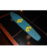 Vintage   Plastic BLUE Skateboard 70s/80s.  23&quot;.  MUTT - $31.68