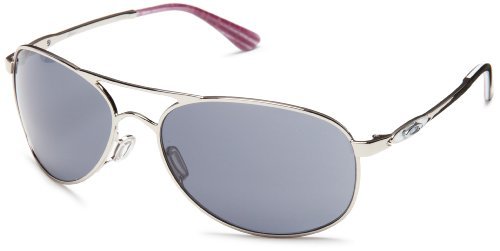 Oakley Womens Given Oo4068 01 Silver Aviator Sunglasses Sunglasses 