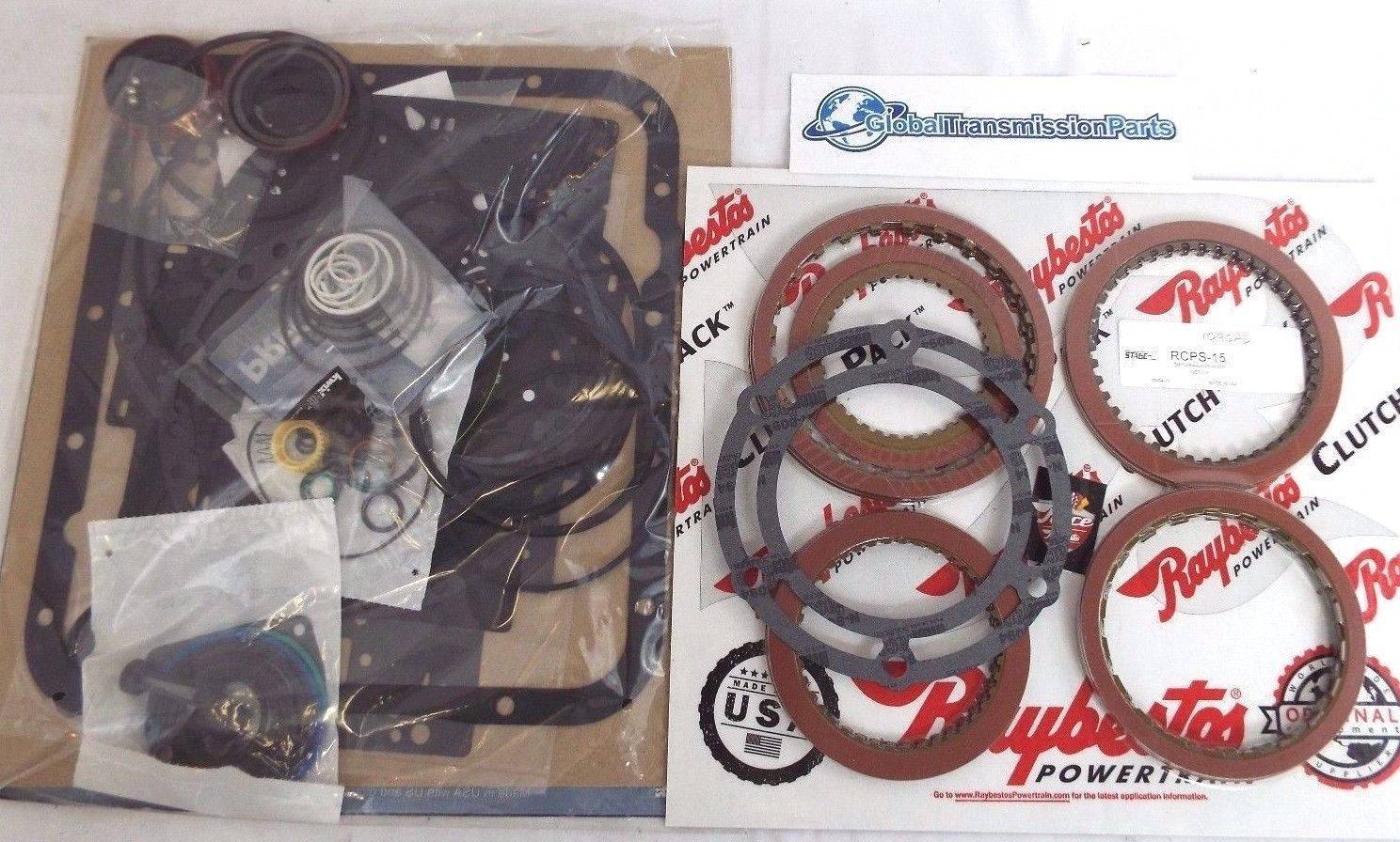 Image of PERFORMANCE 700R4 BANNER 4X4 4WD REBUILD KIT w/ RAYBESTOS STAGE-1 CLUTCHES 87-93