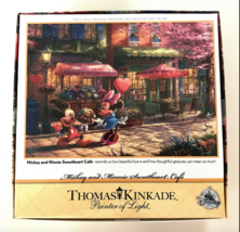 Disney Parks Kinkade Sweetheart Cafe Valentines Day 1000 piece Jigsaw Puzzle image 2