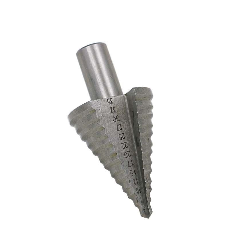 535mm HSS Step Drill Bit 13 Steps Round Shank Straight Flute Conical