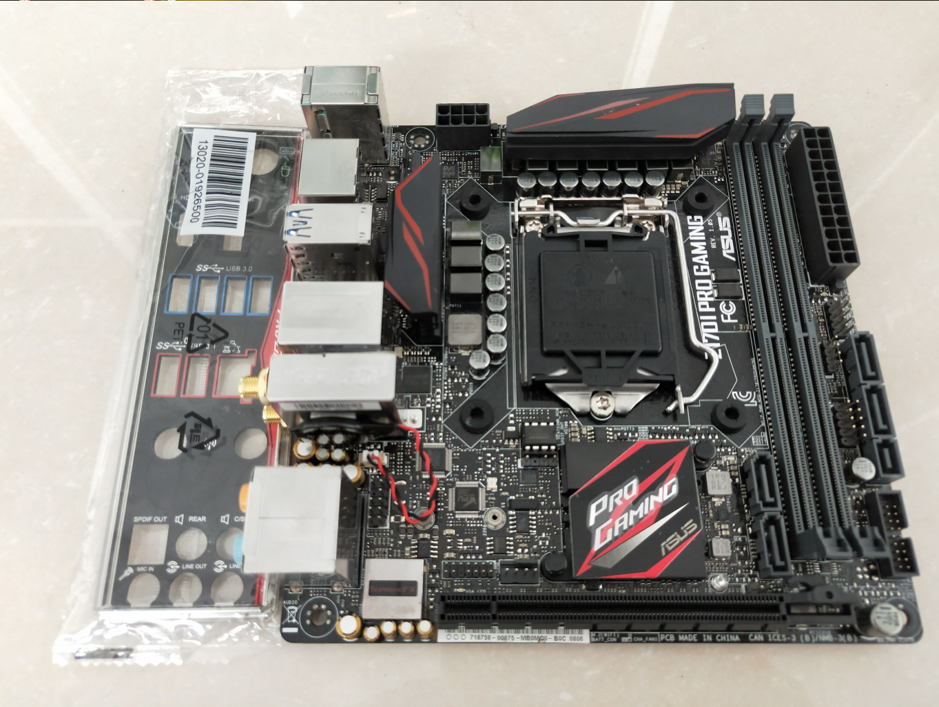 Original Box New ASUS Z170I Pro Gaming LGA 1151 Mini ITX Motherboard