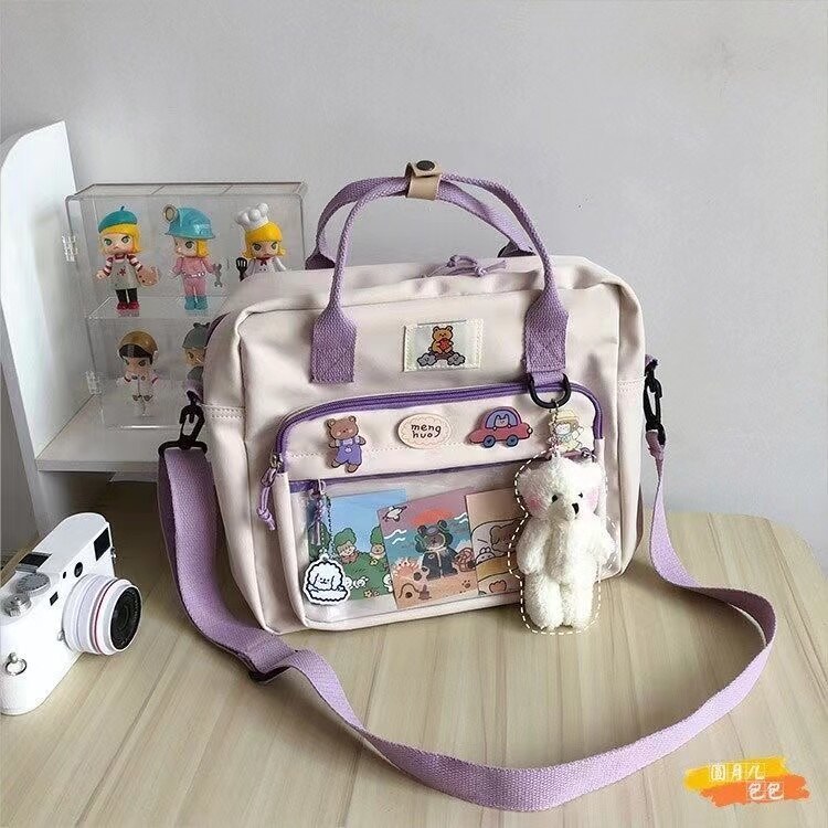 Japanese Style School Bags For Teenage Girls Preppy Tote Bag Nylon Bag Backpack Luggage