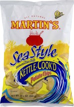 Martin's Kettle Cook'd Sea Salt Potato Chips- Four 8.5 oz. Bags - $29.69