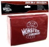Monster Protectors Trading Card Double Deck Box with Magnetic Closure - Red (Fit