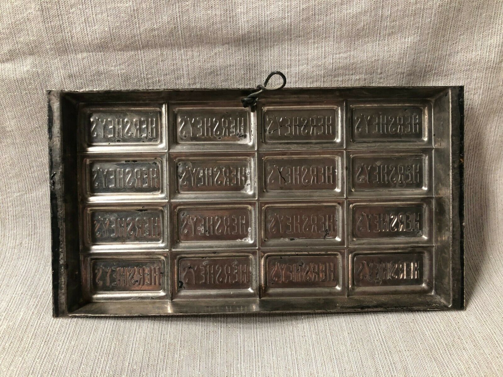 Vintage Hershey's Chocolate Candy Bar Mold for 16 Squares Metal