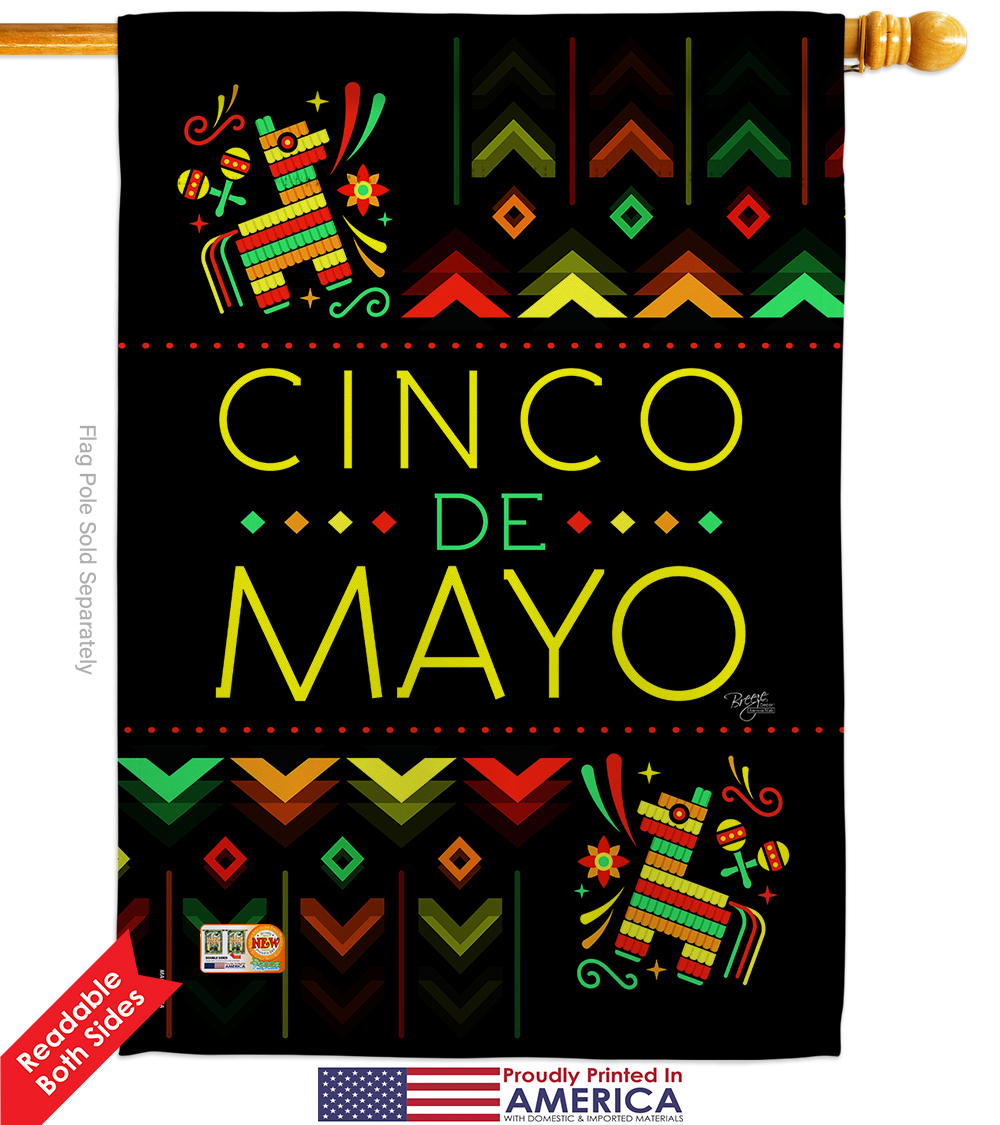 Serape Cinco de Mayo - Impressions Decorative Flags Set ...