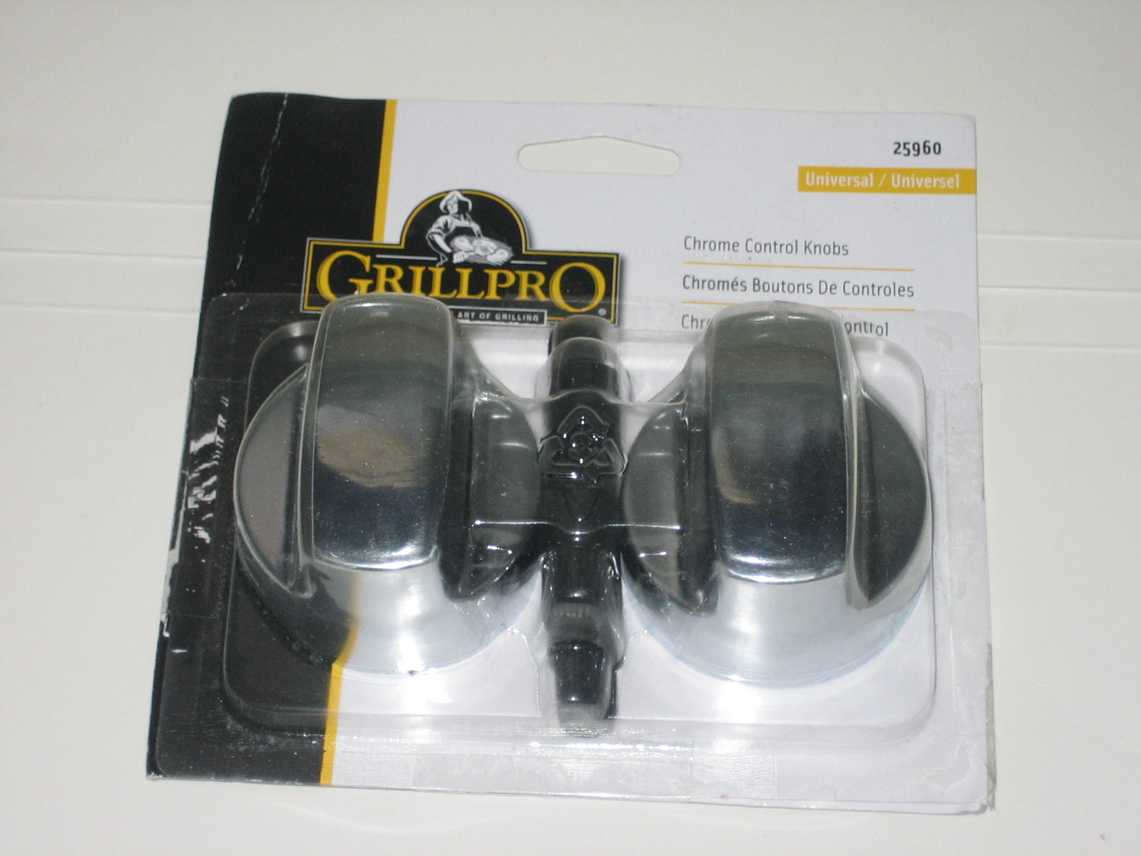 GrillPro 25960 Chrome Look Universal Control Knobs BBQ & Grill Replacement Parts