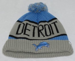 Forty Seven Brand NFL Licensed Detroit Lions Blue Black Gray Cuffed Winter Cap image 1