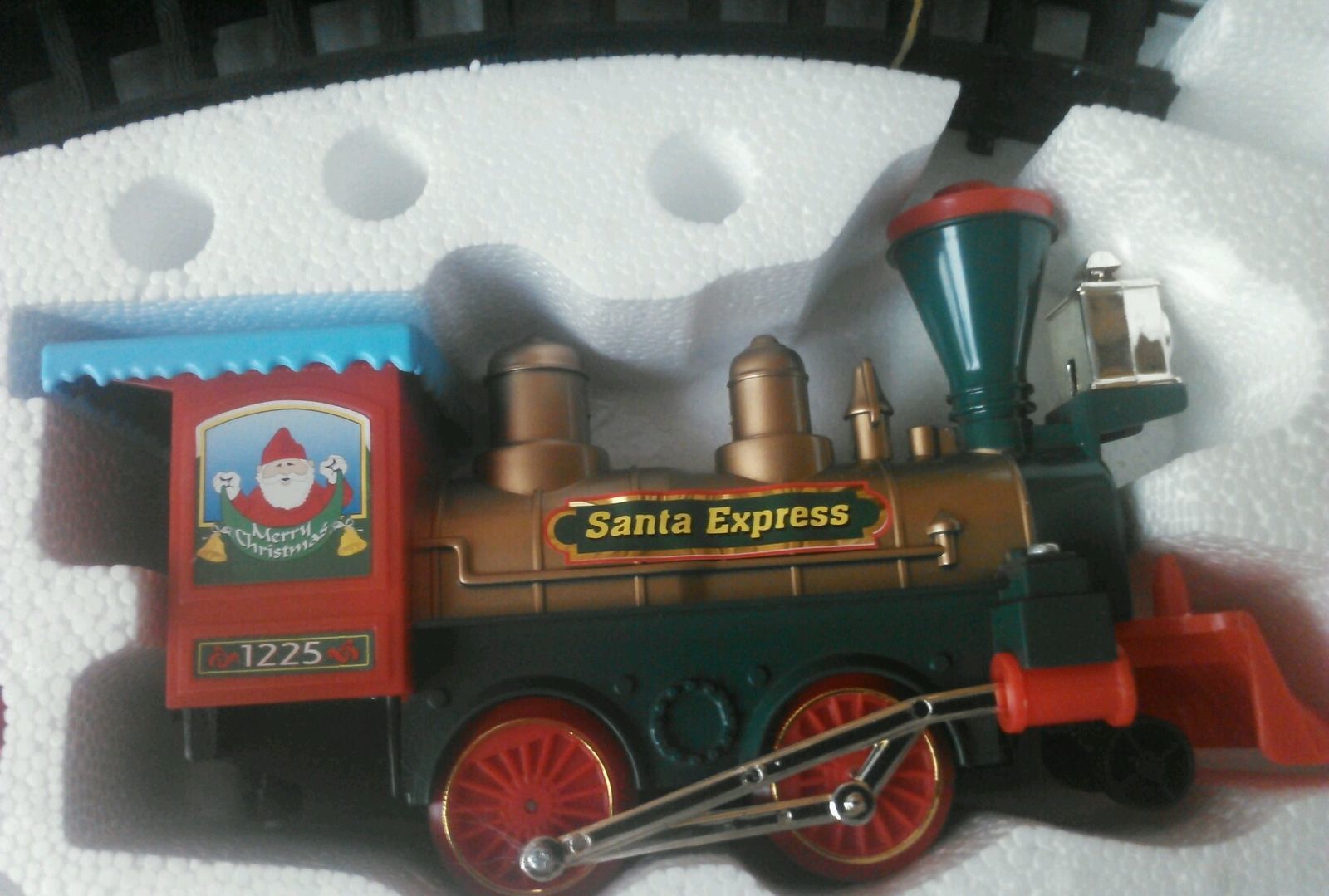 battery operated santa express train set