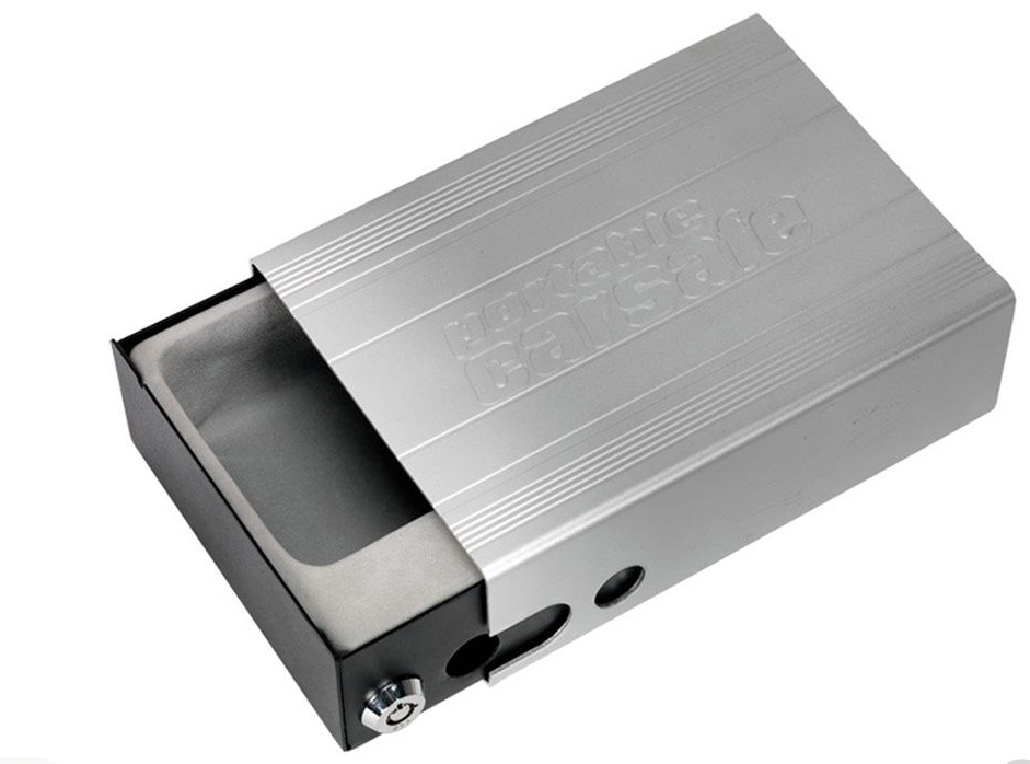 Portable Home Travel Car SUV Gun Lock Box Safe with Security Cable 2