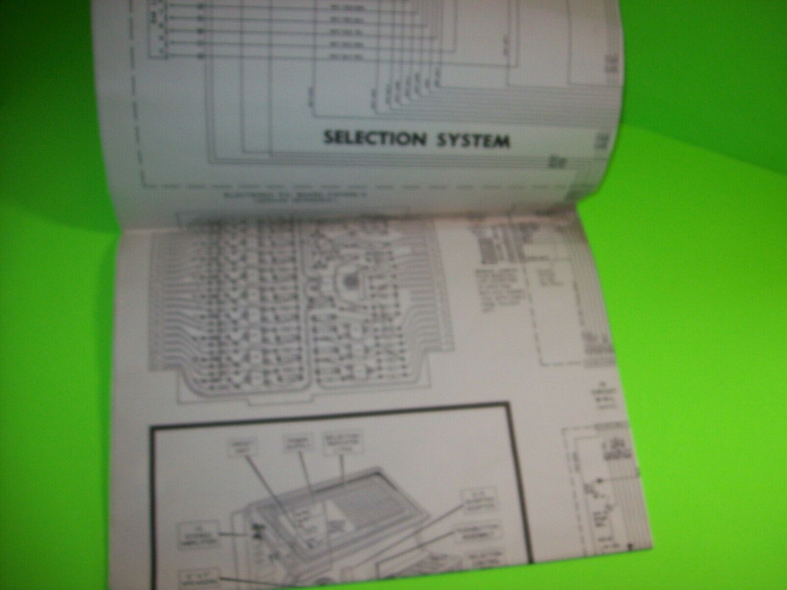 Rock Ola Model 448 449 Original Jukebox Phonograph Diagrams Schematic