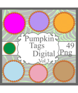 Pumpkin Tags Digital Vol. 3 - $2.50