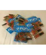 LOT OF 24 BRAND NEW PACKS OF LATEX BANDS FROM NEON PONY TAIL, FREE SHIPPING - $23.75