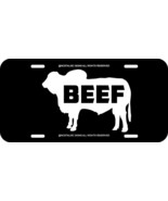 Brahma Bull Eat Beef farmer assorted Colors License Plate  Metal Aluminu... - £7.59 GBP