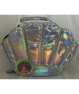 DISNEY ARIEL IRIDESCENT SILVER SHELL SHAPED INSULATED LUNCH BOX Inside P... - $15.99