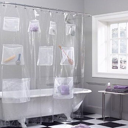 water resistant cloth shower curtain