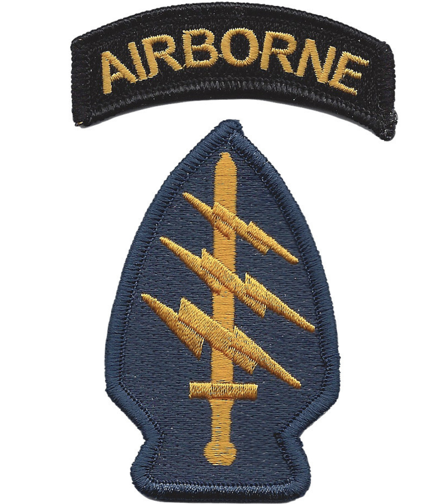 ARMY AIRBORNE SPECIAL OPERATIONS COMMAND EMBROIDERED PATCH - Patches