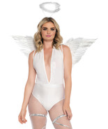 Feather Angel Wings &amp; Halo Costume Accessory 2 pc Set by Leg Avenue™ - $29.95