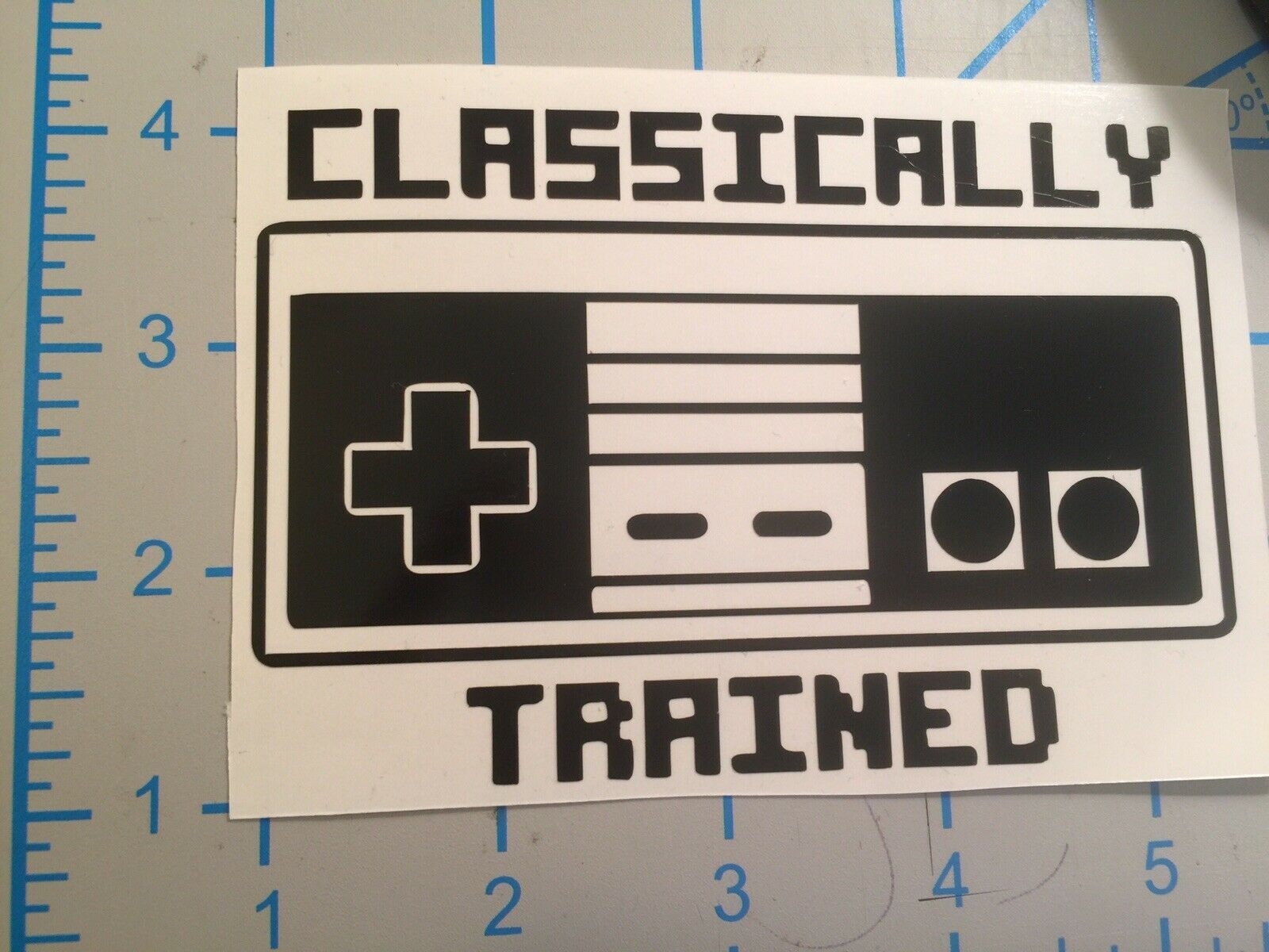 Classically Trained|Remote|Nintendo|Video Games|Gamer|You Pick Color|Vinyl|Decal