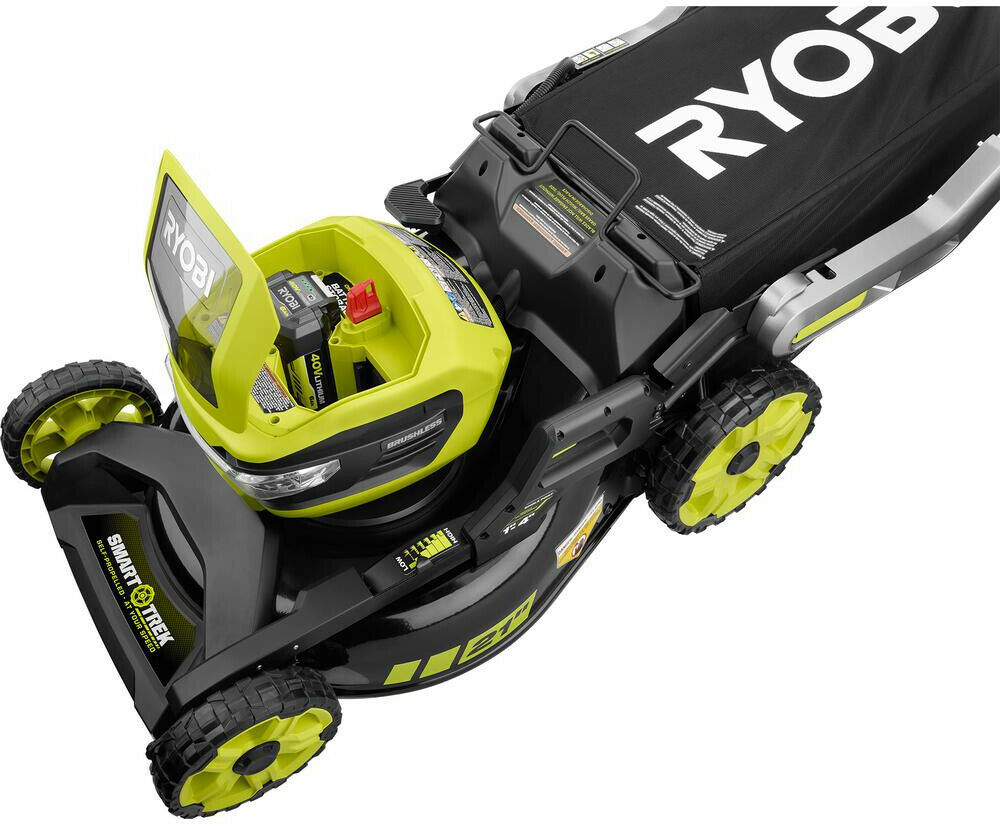 RYOBI Self Propelled Lawn Mower In Volt Lithium Ion Cordless Brushless Walk Behind Mowers
