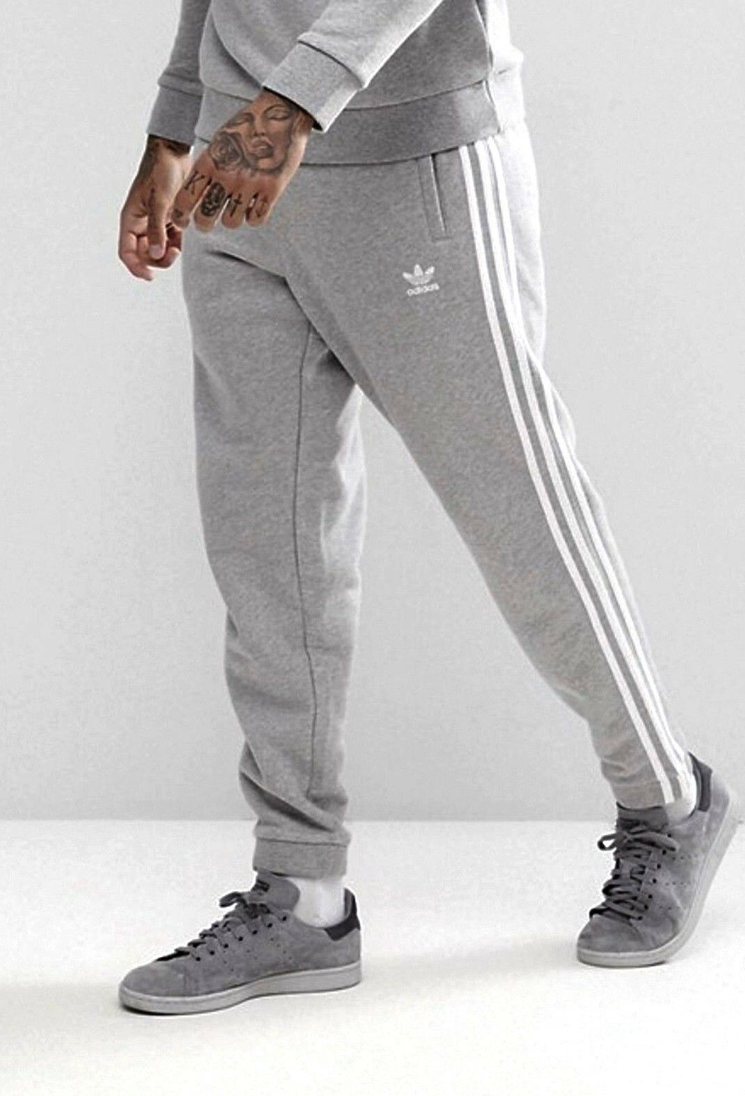 adidas men's tapered track pants