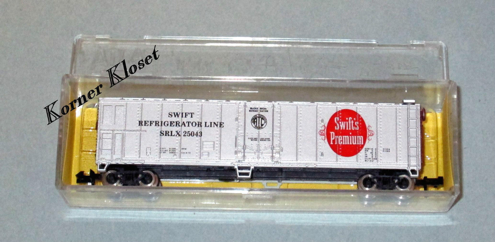 Atlas N Scale Swift's Premium Refrigerated 50' Reefer/Boxcar #3662 ...