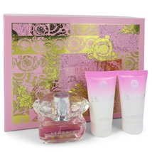 Versace Bright Crystal Perfume 1.7 Oz Eau De Toilette Spray 3 Pcs Set image 2