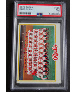1978 Topps #526 Cincinnati Reds Team Bench Pete Rose Baseball Card PSA 7 NM - $85.00