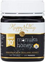 Happy Valley, Raw Manuka Honey, New Zealand, UMF 10+, MGO 263+, 250 g (8... - $1,460.00