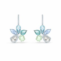 Authentic Swarovski Sunny Multi-Colored Crystals Pierced Earrings - $111.27
