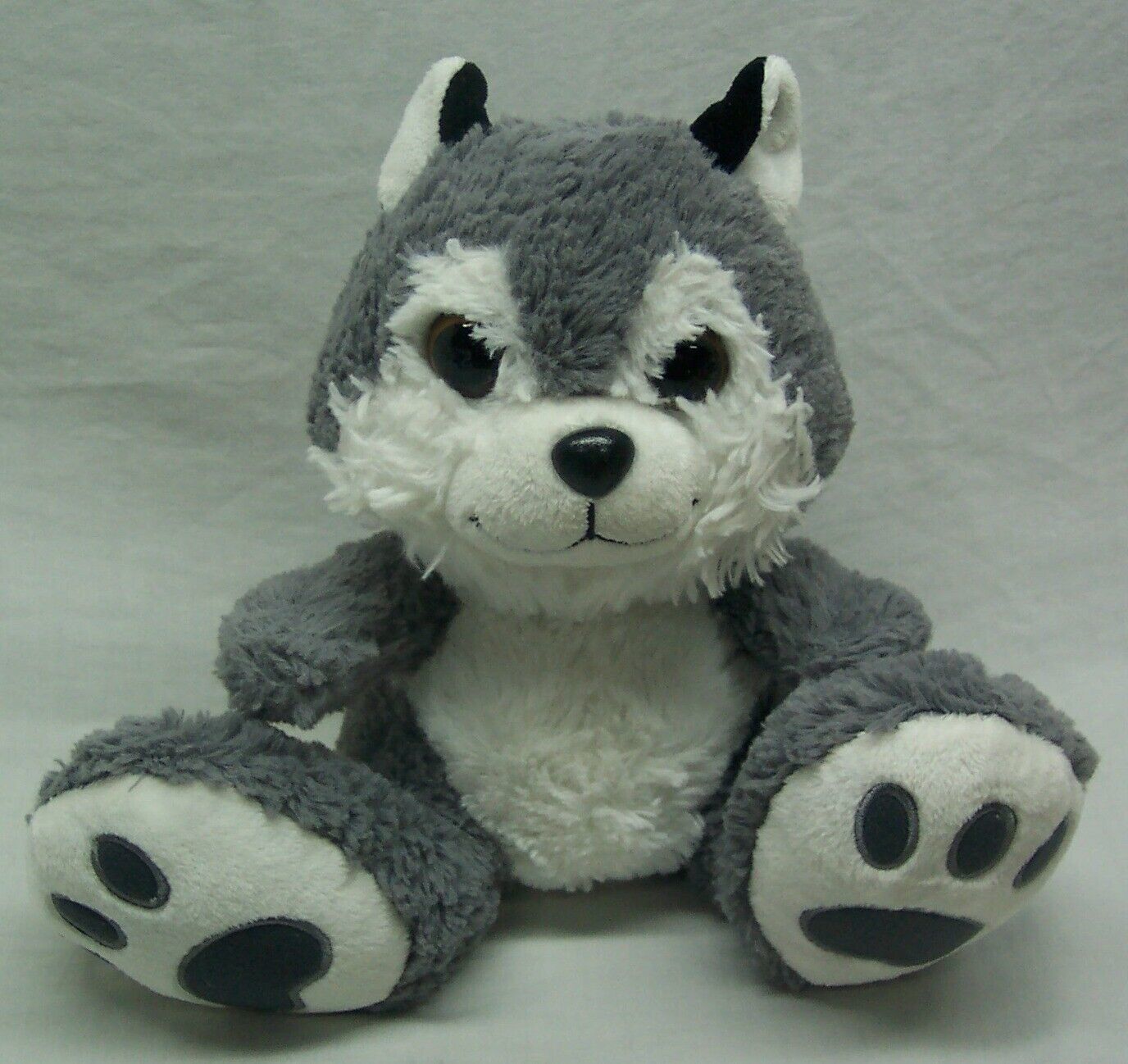 Aurora SOFT BIG FOOTED WOLF 9" Plush Stuffed Animal Toy Aurora